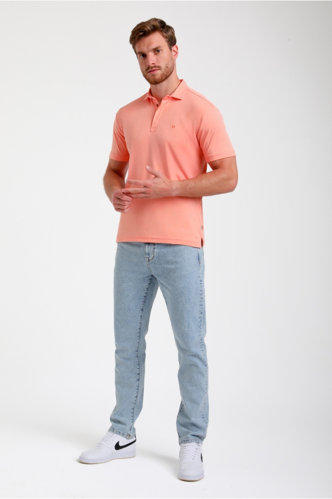 PREMIUM POLO VAN JERSEY KWALITEIT 235531 4002 Light coral